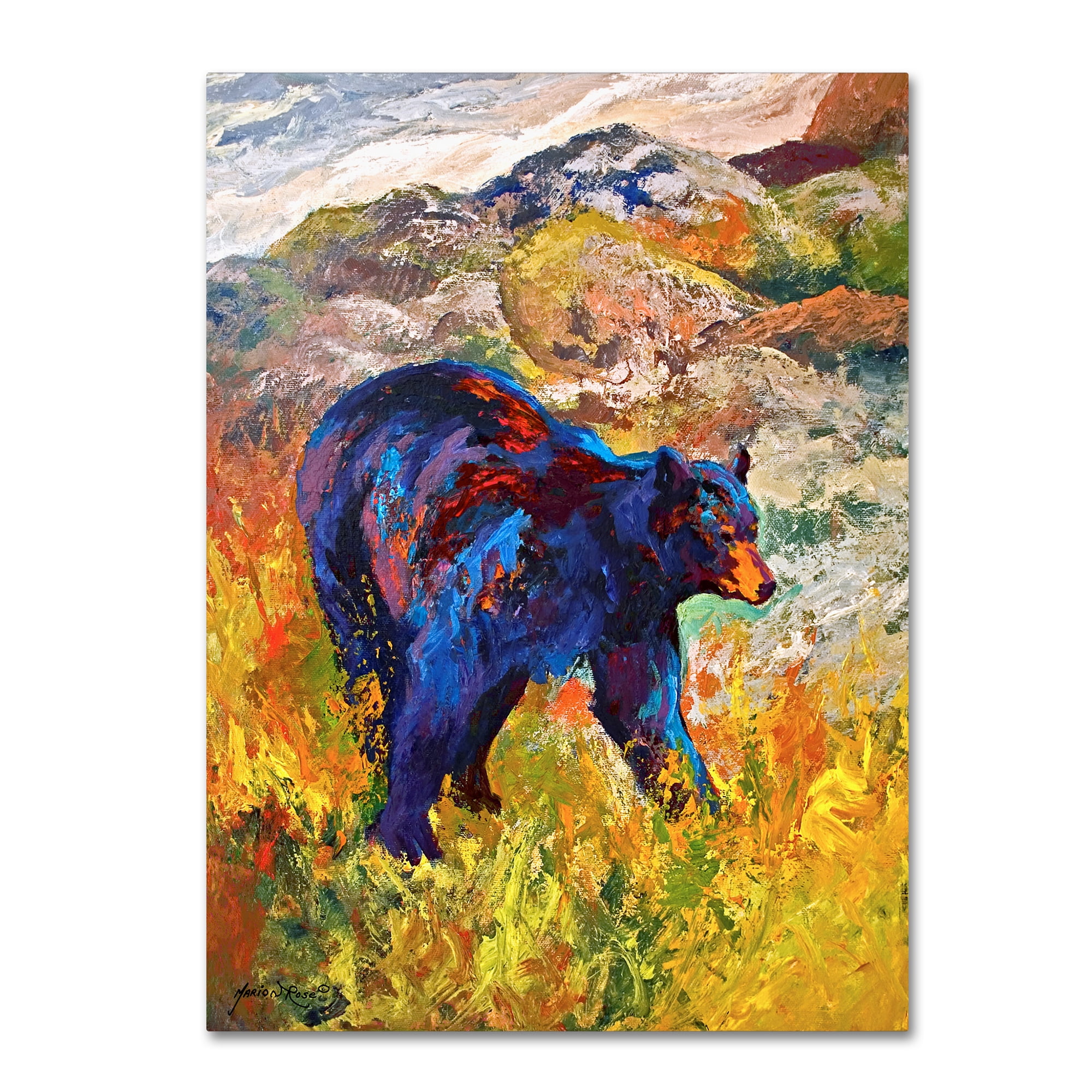 Trademark Fine Art 'By The River' Canvas Art by Marion Rose