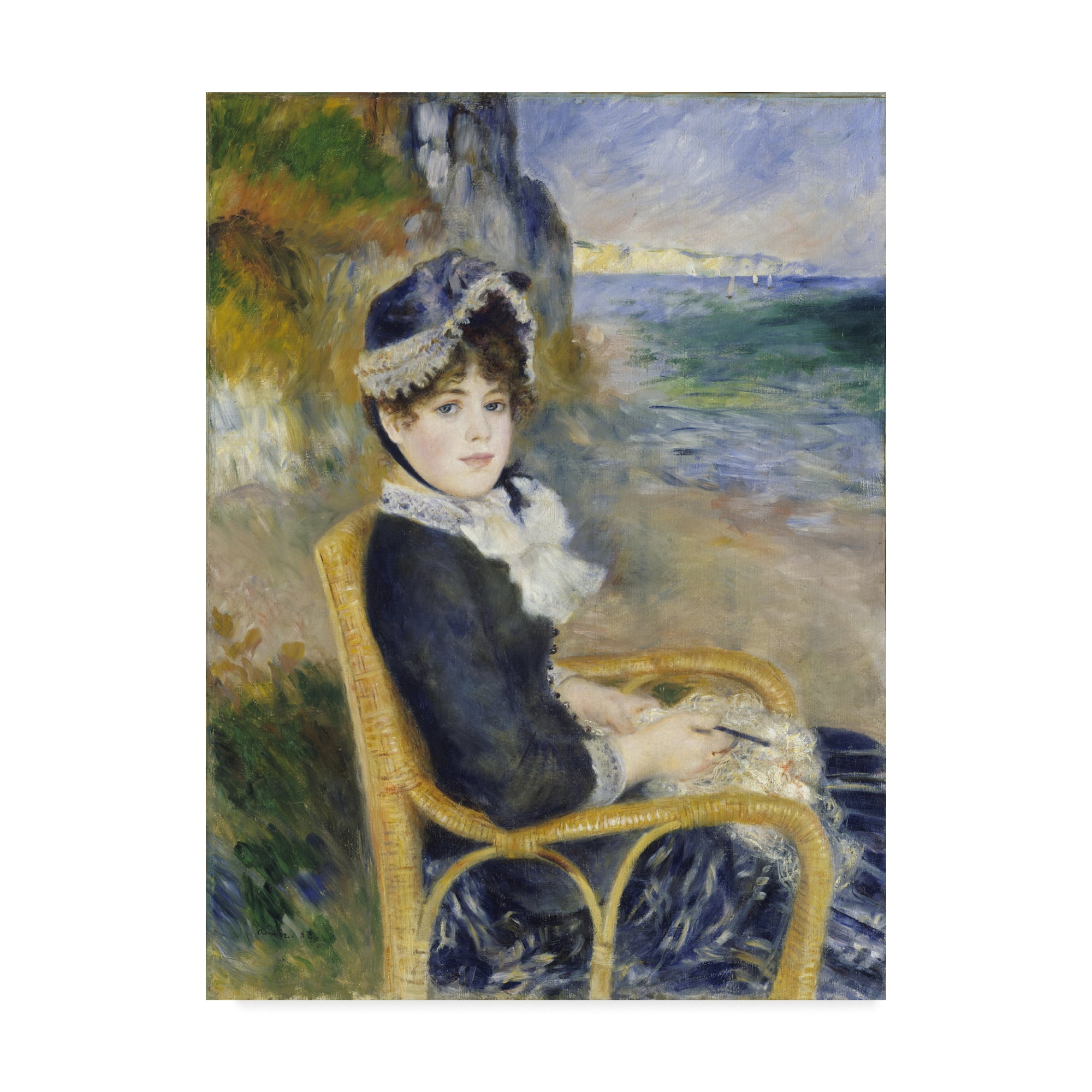 By The Seashore 18" x 24" Gallery-Wrapped Canvas Art