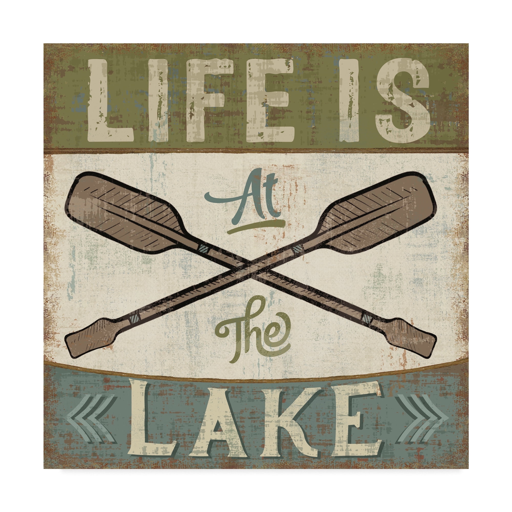 Trademark Fine Art 'By the Lake I' Canvas Art by Pela Studio