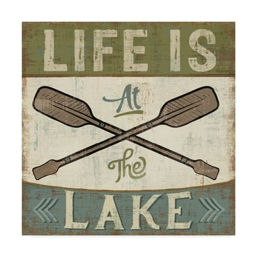 Trademark Fine Art 'By the Lake I' Canvas Art by Pela Studio