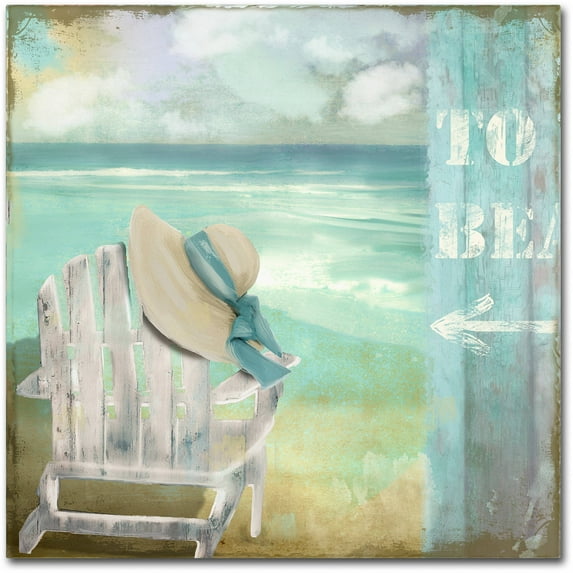 Trademark Fine Art "By the Sea I" Canvas Art by Color Bakery