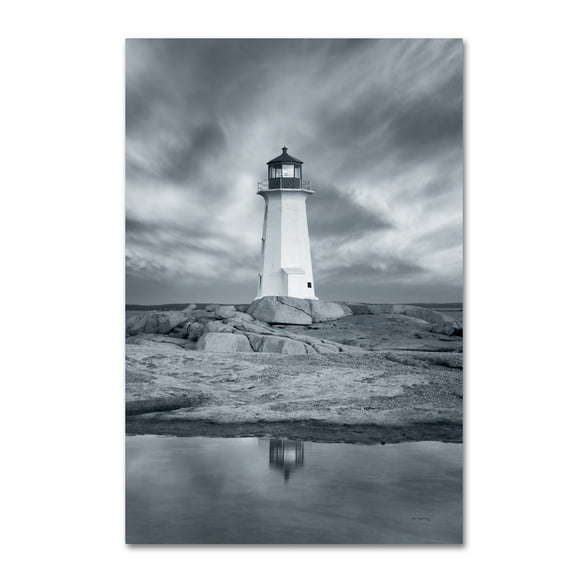 Trademark Fine Art 'By the Sea I no Border' Canvas Art by Alan Majchrowicz