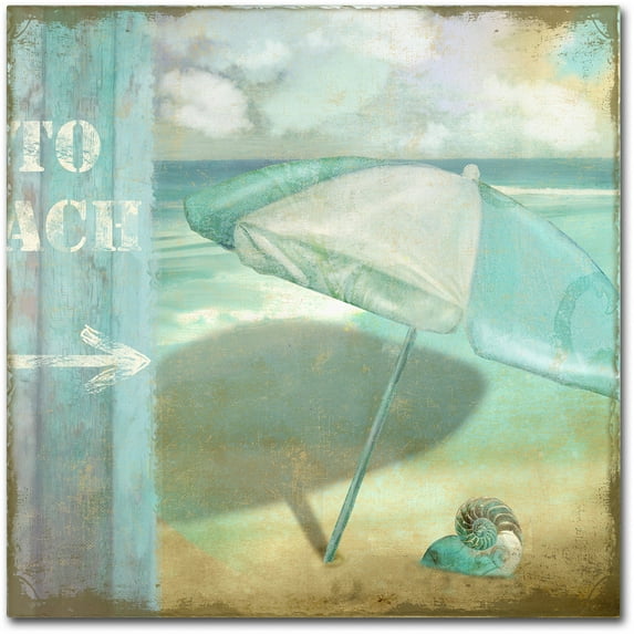 Trademark Fine Art "By the Sea II" Canvas Art by Color Bakery