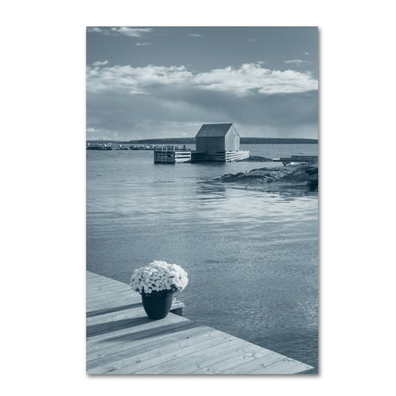 Trademark Fine Art 'By the Sea III no Border' Canvas Art by Alan Majchrowicz