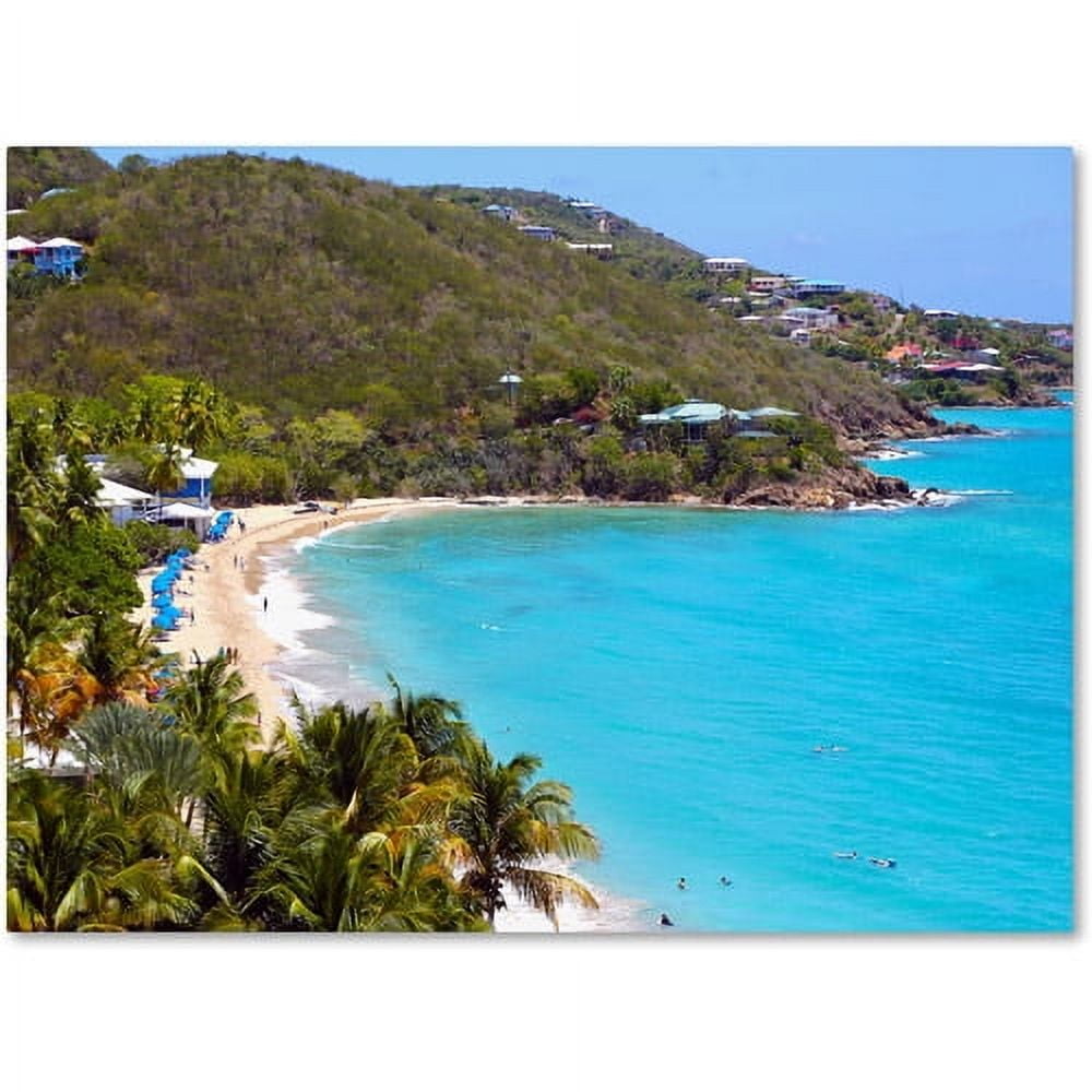 Trademark Fine Art CATeyes 'Virgin Islands 10' Canvas Art 30x47 Inches