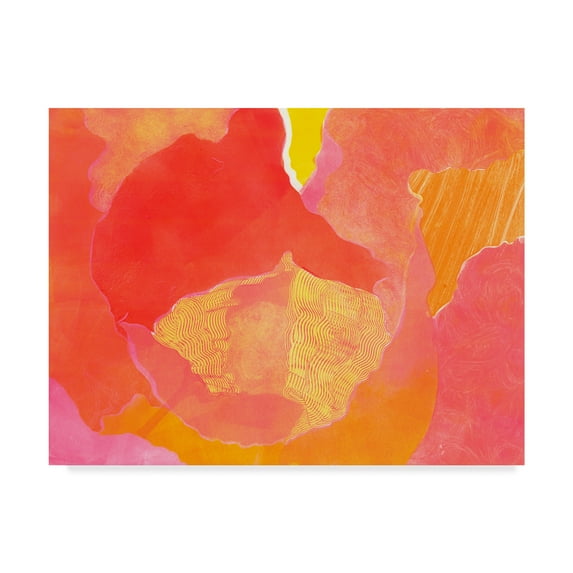 Trademark Fine Art 'Cabbage Rose II' Canvas Art by Carolyn Roth