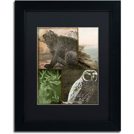 Trademark Fine Art "Cabela III" Canvas Art by Color Bakery Black Matte, Black Frame