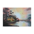 thumbnail image 1 of Trademark Fine Art 'Cabin In Color' Canvas Art by D Rusty Rust, 1 of 3