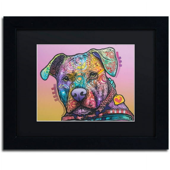 Trademark Fine Art "Caera" Canvas Art by Dean Russo, Black Matte, Black Frame