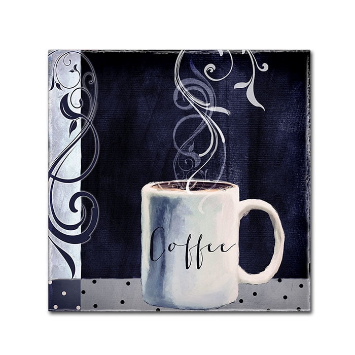 Trademark Fine Art "Cafe Blue I" Canvas Art by Color Bakery