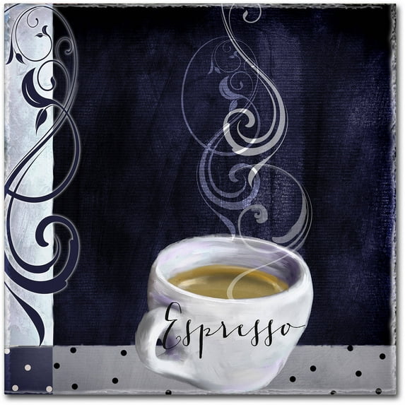 Trademark Fine Art "Cafe Blue IV" Canvas Art by Color Bakery
