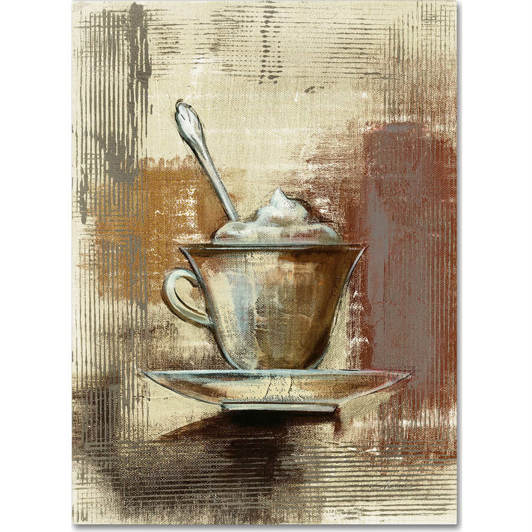 Trademark Fine Art "Cafe Classico III Neutral" Canvas Art by Silvia Vassileva