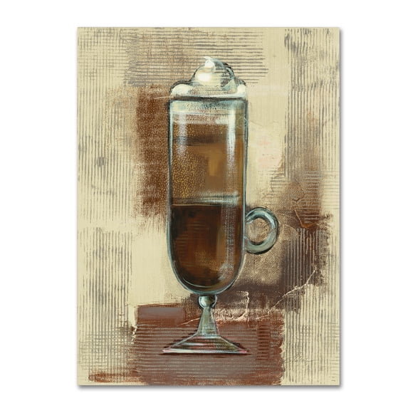 Trademark Fine Art "Cafe Classico IV Neutral" Canvas Art by Silvia Vassileva