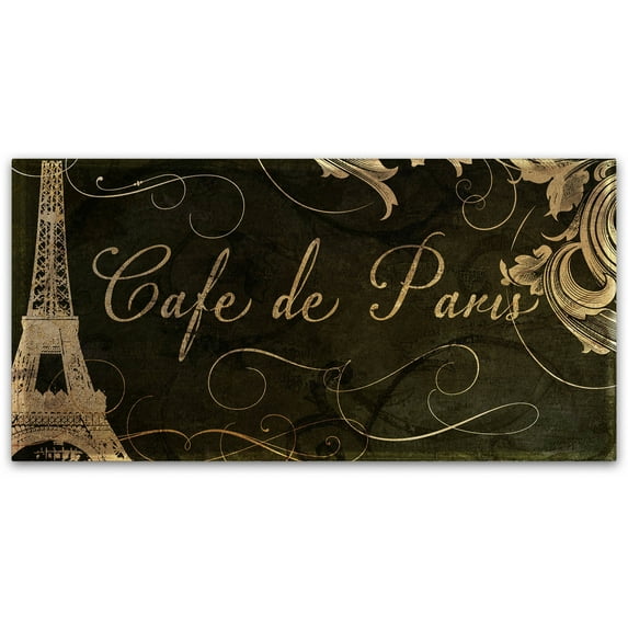 Trademark Fine Art "Cafe De Paris" Canvas Art by Color Bakery