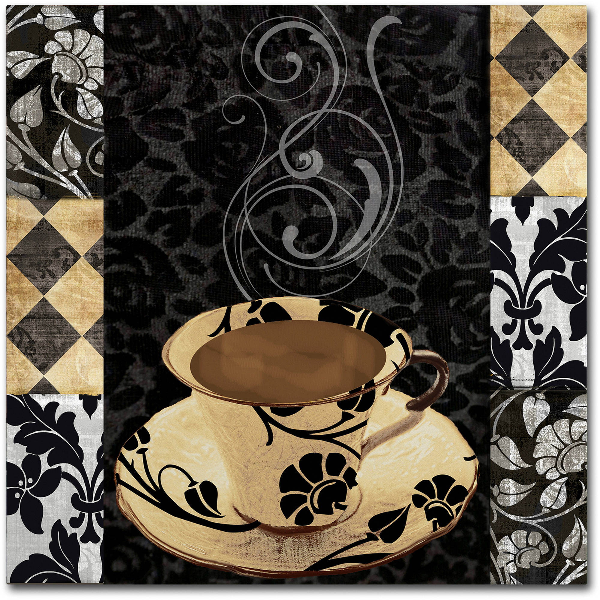 Trademark Fine Art "Cafe Noir VI" Canvas Art by Color Bakery