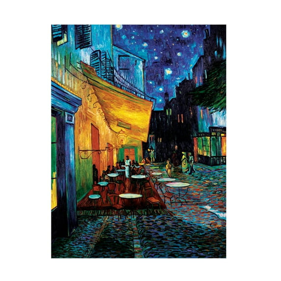 Trademark Fine Art Vincent van Gogh Cafe Terrace Canvas Wall Art - 18x24