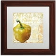 thumbnail image 1 of Trademark Fine Art "Cafe d?Or VII" Canvas Art by Color Bakery White Matte, Wood Frame, 1 of 1