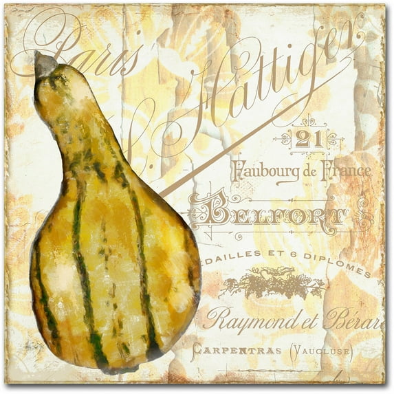 Trademark Fine Art "Cafe d?Or VIII" Canvas Art by Color Bakery