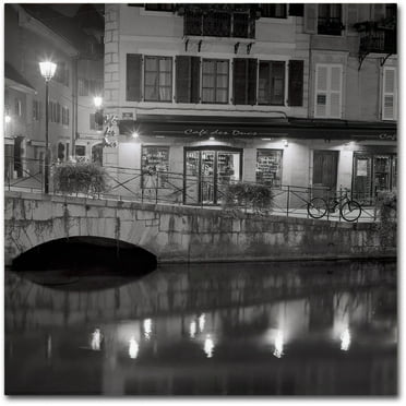 Trademark Fine Art "Cafe des Ducs 1" Canvas Art by Alan Blaustein