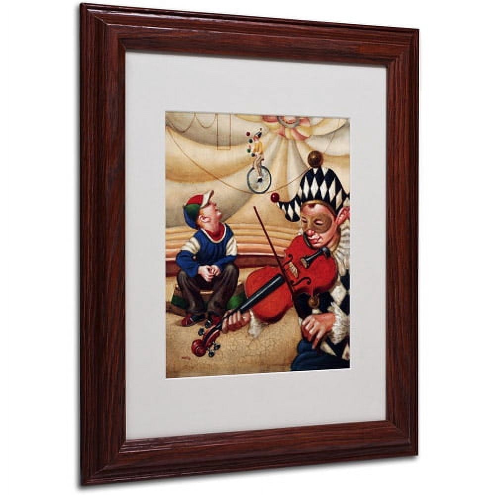 Trademark Fine Art "Calandurim" Canvas Art by Edgar Barrios, Wood Frame