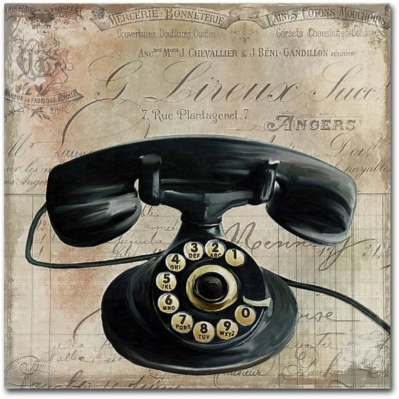 Trademark Fine Art "Call Waiting II" Canvas Art by Color Bakery