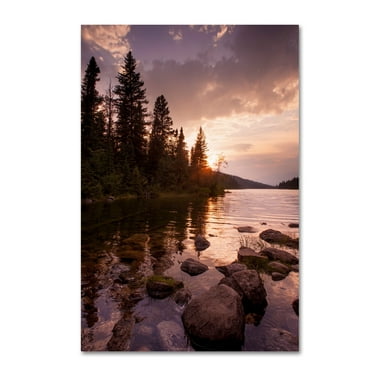 Trademark Fine Art 'Calm' Canvas Art by Dan Ballard
