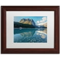 thumbnail image 1 of Trademark Fine Art 'Calm Lake Louise Morning' Canvas Art by Pierre Leclerc, White Matte, Wood Frame, 1 of 4