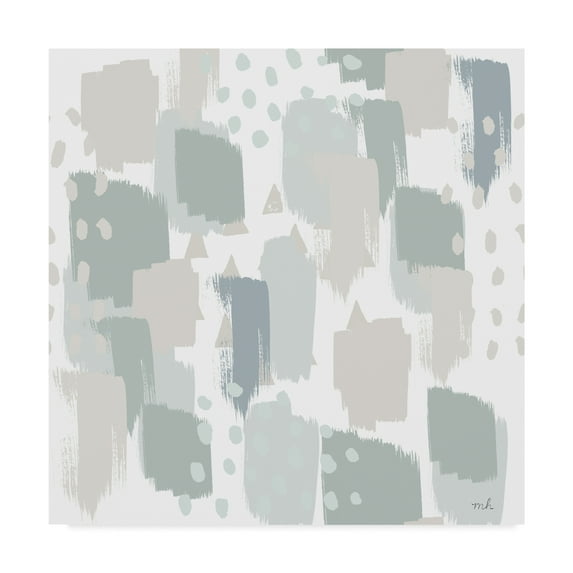 Trademark Fine Art 'Calm World Map Pattern XII' Canvas Art by Moira Hershey