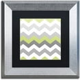 thumbnail image 1 of Trademark Fine Art "Calyx Chevron" Canvas Art by Color Bakery Black Matte, Silver Frame, 1 of 1