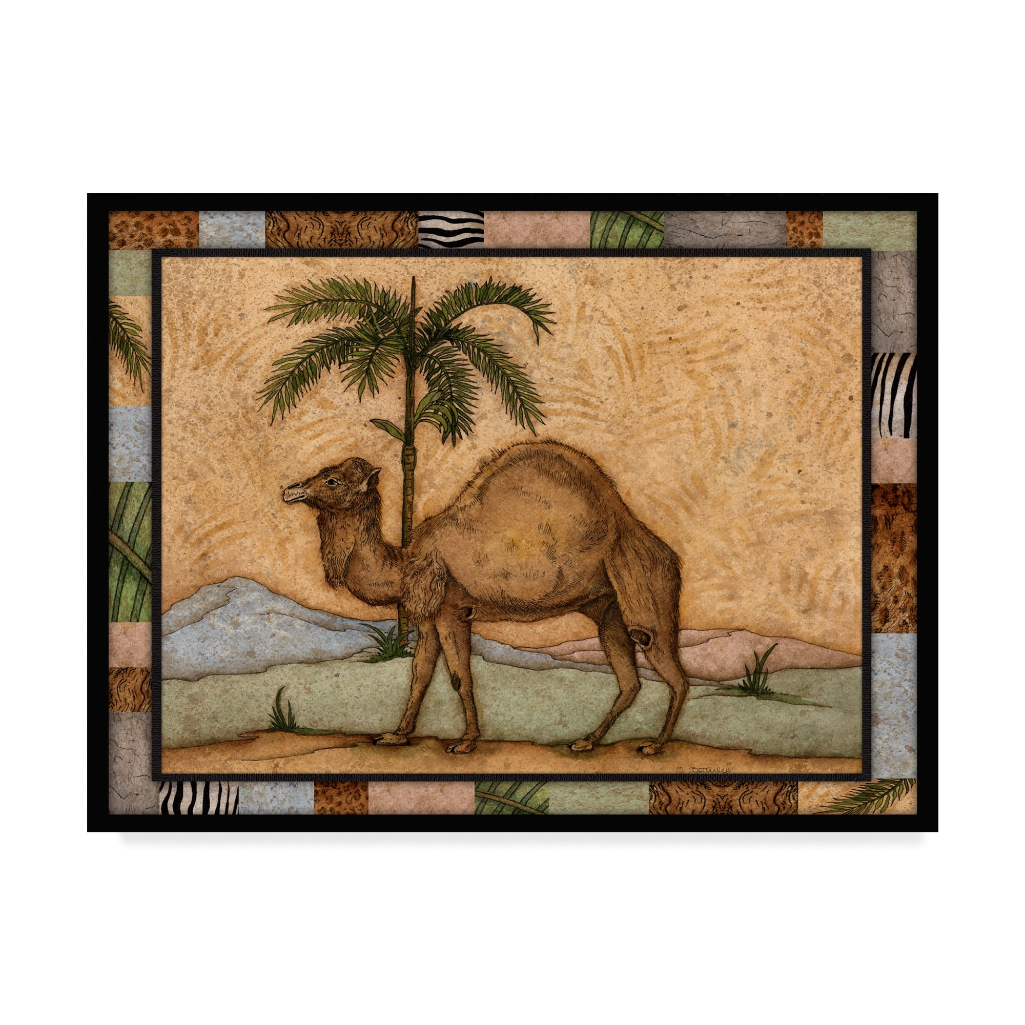Trademark Fine Art 'Camel' Canvas Art by Robin Betterley