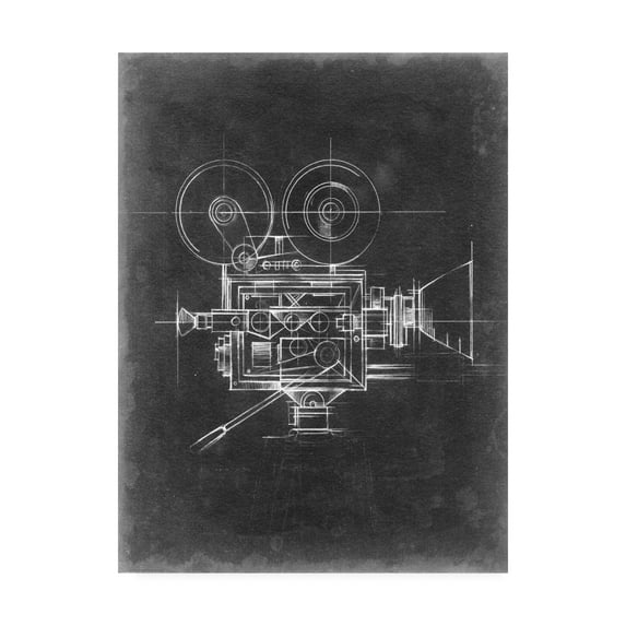 Trademark Fine Art 'Camera Blueprints II' Canvas Art by Ethan Harper
