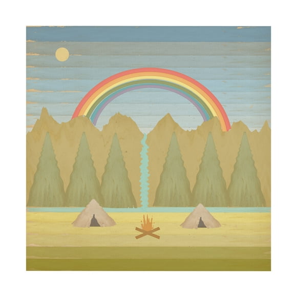Trademark Fine Art 'Campfire' Canvas Art by Tammy Kushnir