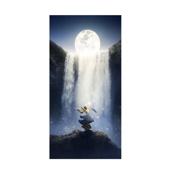 Trademark Fine Art Can Pu Dance under the moon Canvas Wall Art