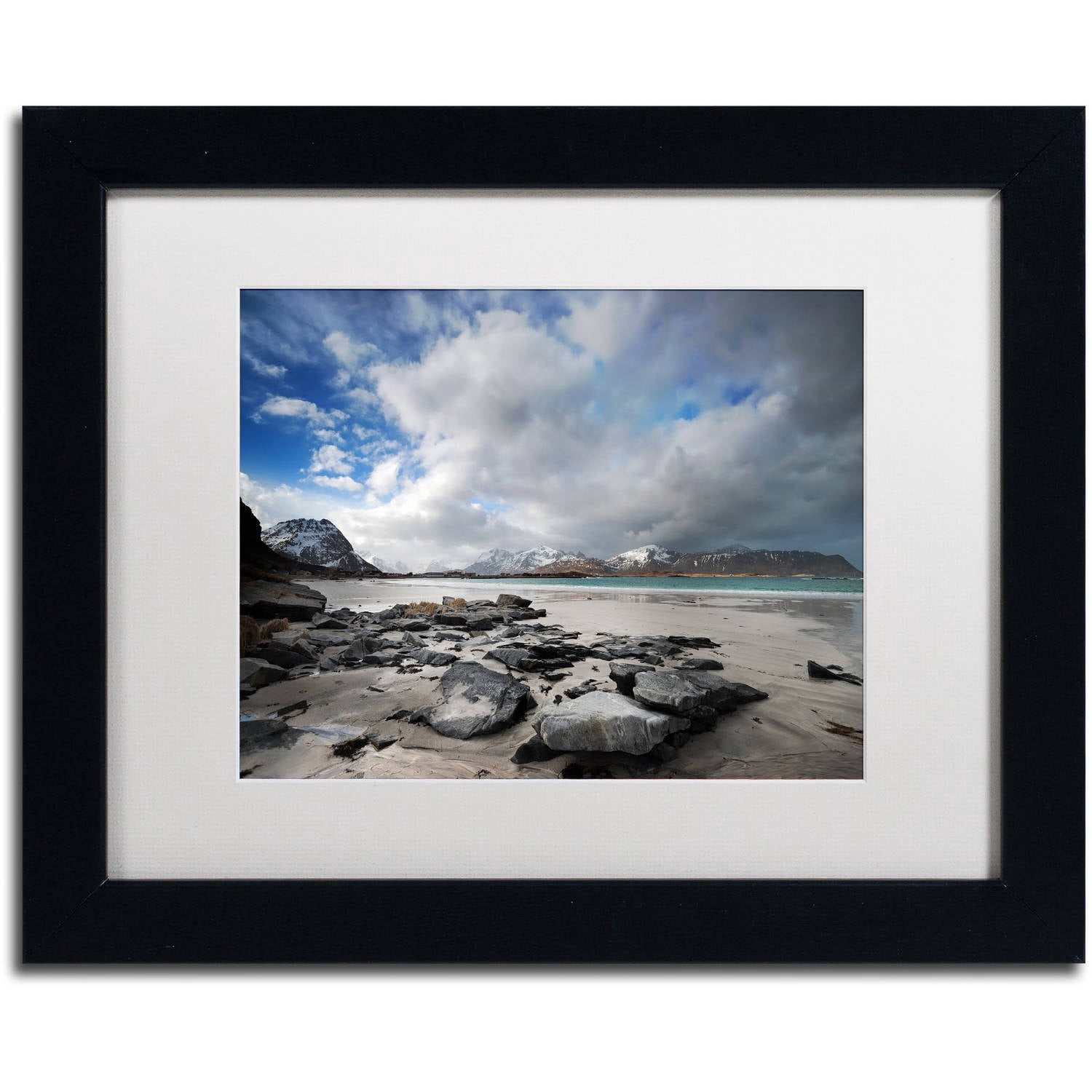 Trademark Fine Art "Can't Let Go" Canvas Art by Philippe Sainte-Laudy, White Matte, Black Frame