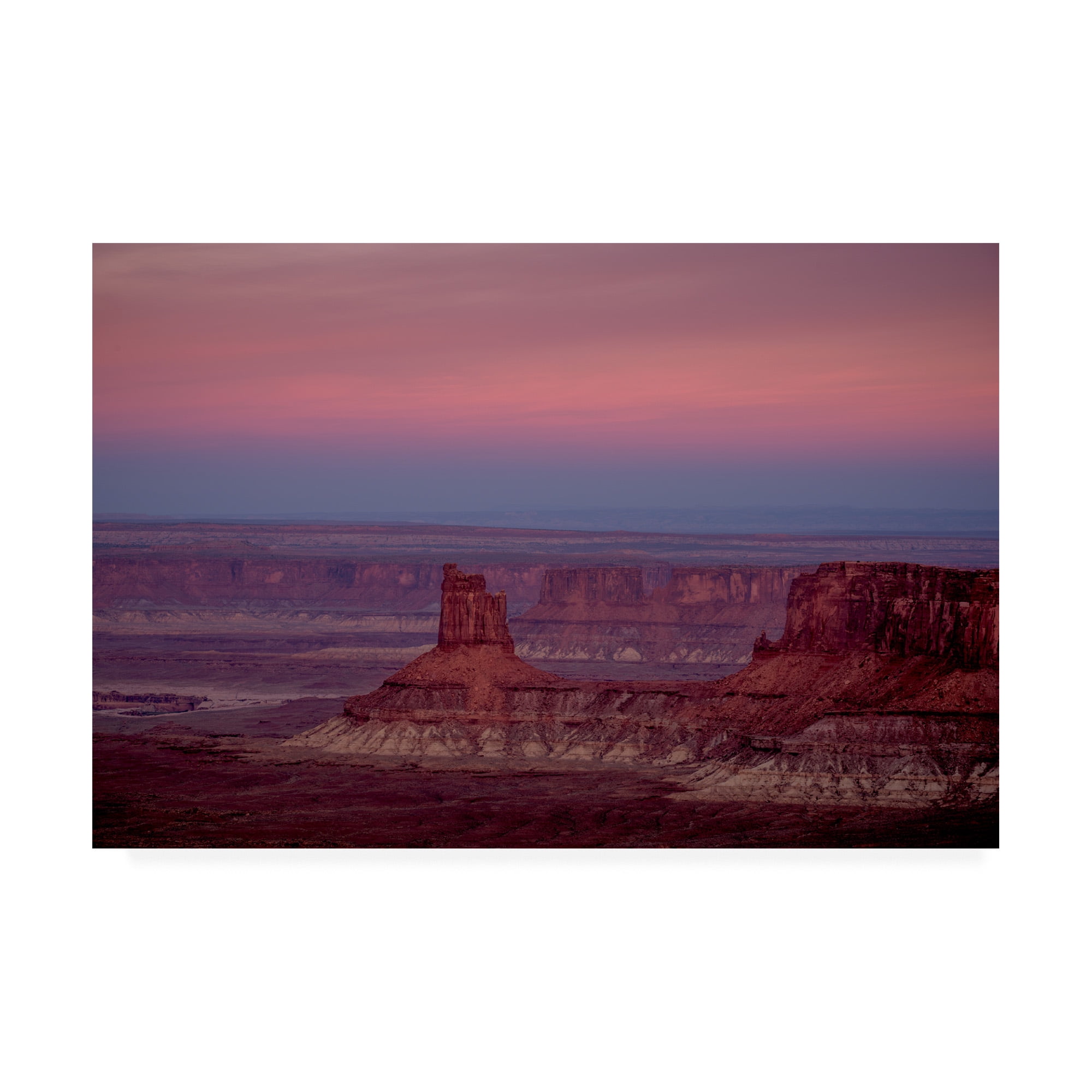 Trademark Fine Art 'Canyons' Canvas Art by Dan Ballard