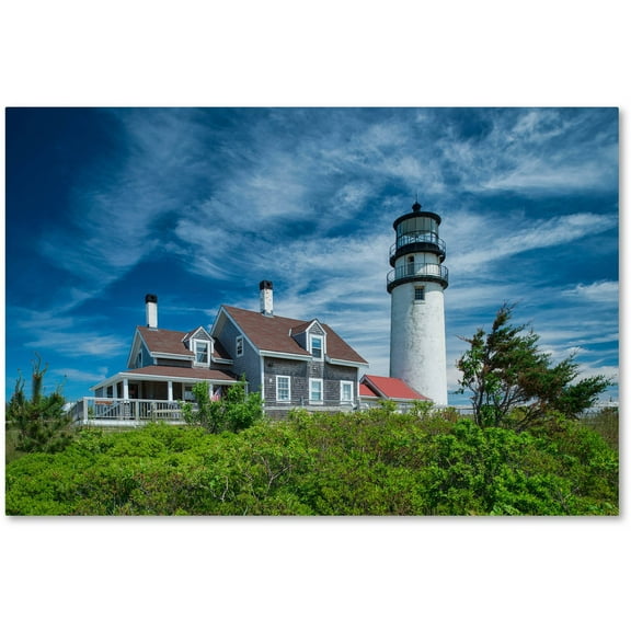 Trademark Fine Art "Cape Cod Light" Canvas Art by Michael Blanchette Photography