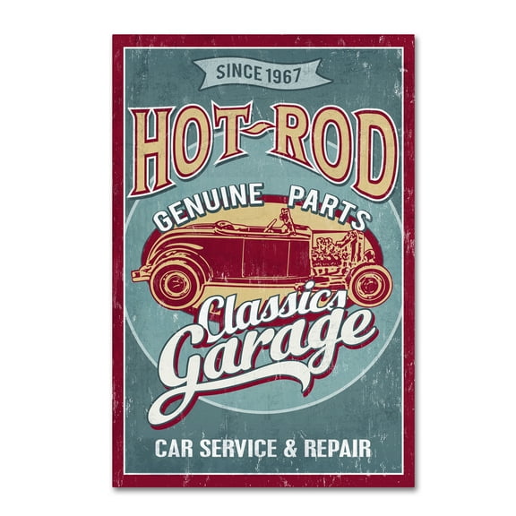 Trademark Fine Art 'Car 5' Canvas Art by Lantern Press