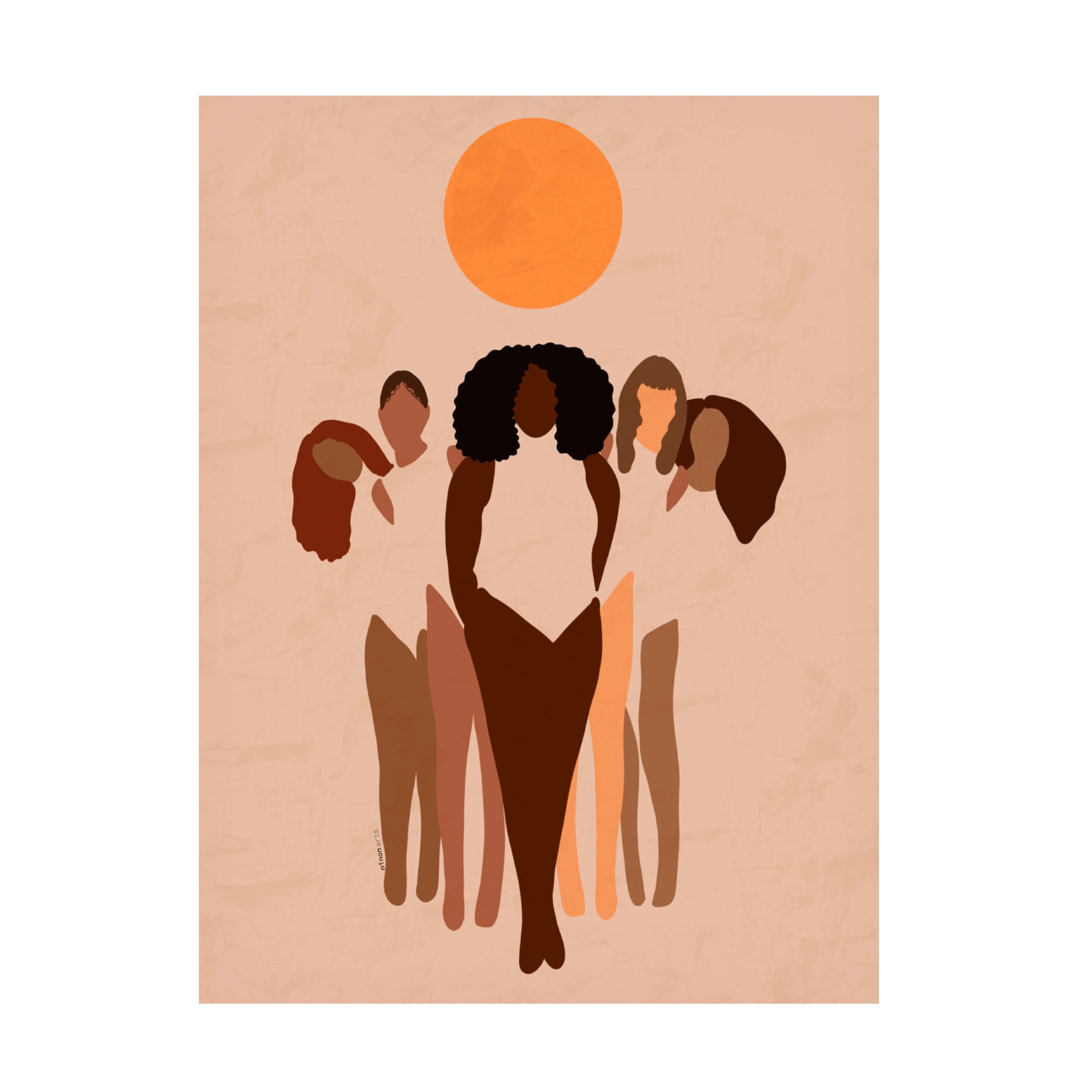 Trademark Fine Art Carelle N'guessan  W.O.M.E.N Canvas Wall Art