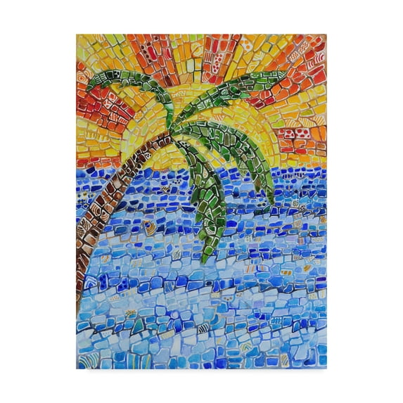 Trademark Fine Art 'Caribbean Day' Canvas Art by Charlsie Kelly