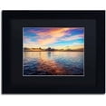 thumbnail image 1 of Trademark Fine Art "Caribbean Sunset" Canvas Art by David Ayash, Black Matte, Black Frame, 1 of 4