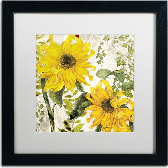 Trademark Fine Art "Carina I" Canvas Art by Color Bakery, White Matte, Black Frame