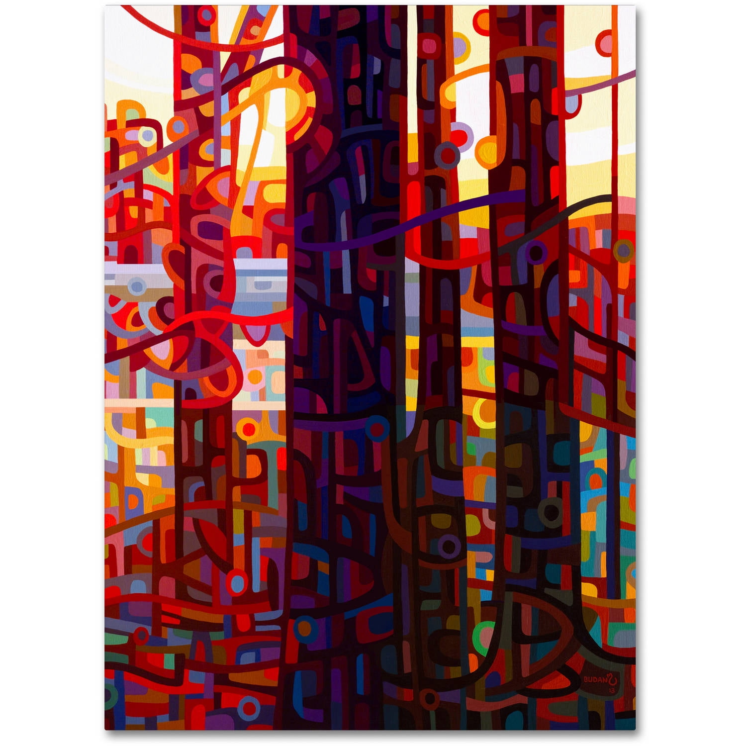 Trademark Fine Art "Carnelian Morning" Canvas Art by Mandy Budan