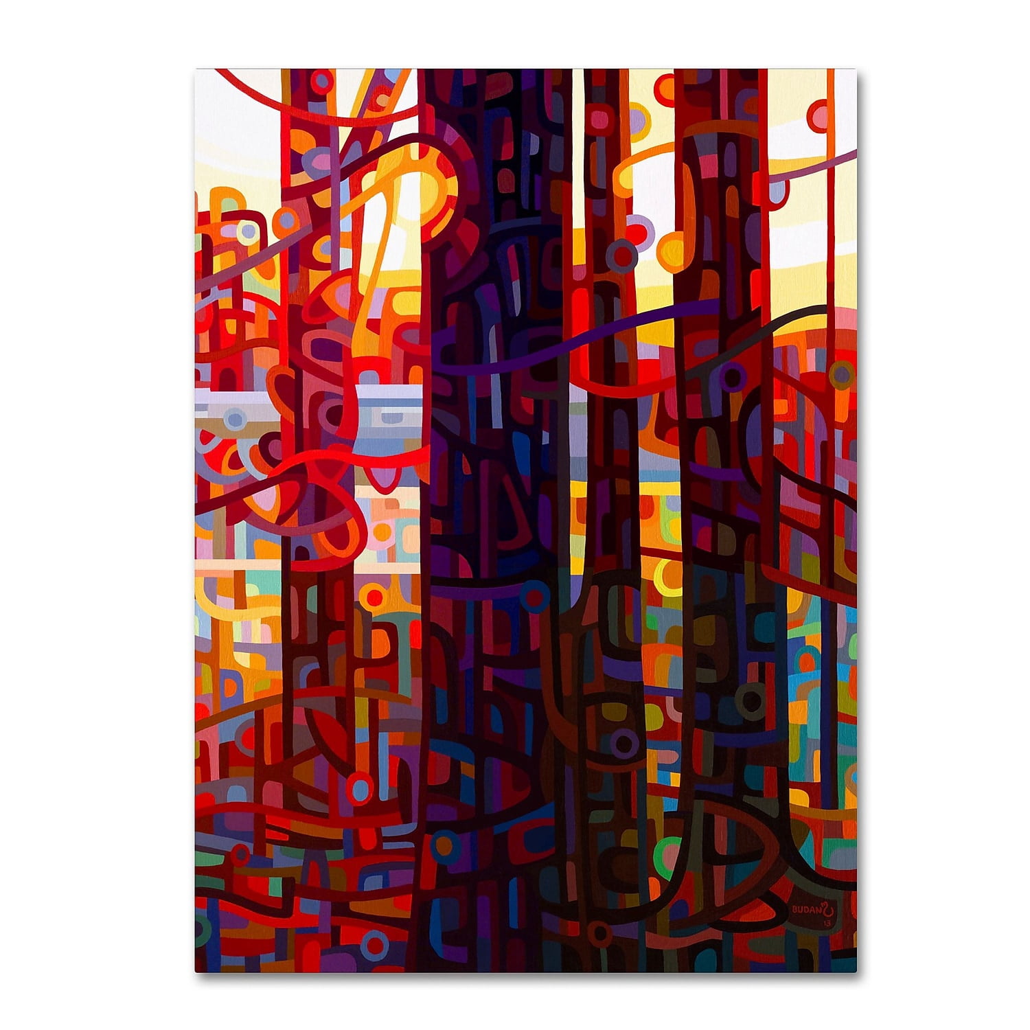 Trademark Fine Art "Carnelian Morning" Canvas Art by Mandy Budan
