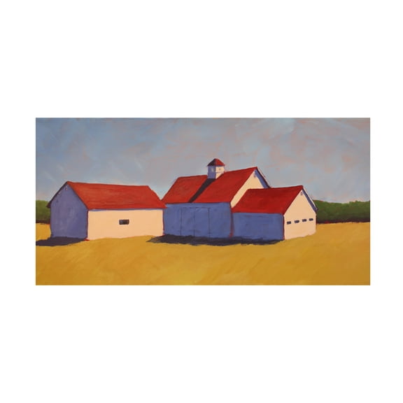 Trademark Fine Art Carol Young Barn on the Range I Canvas Wall Art