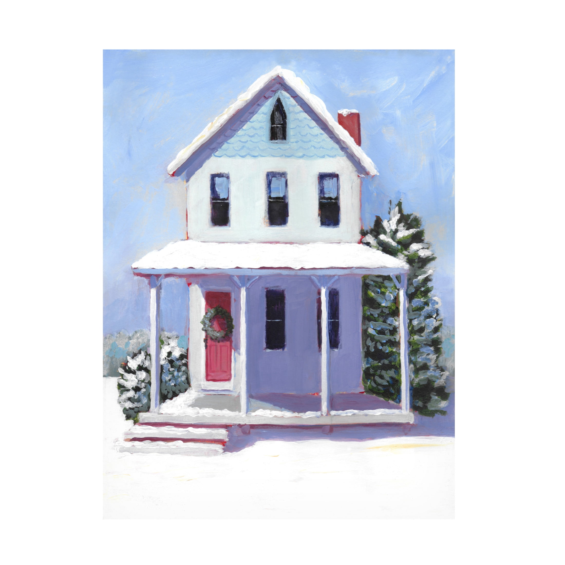 Trademark Fine Art Carol Young  Victorian Home I Canvas Wall Art