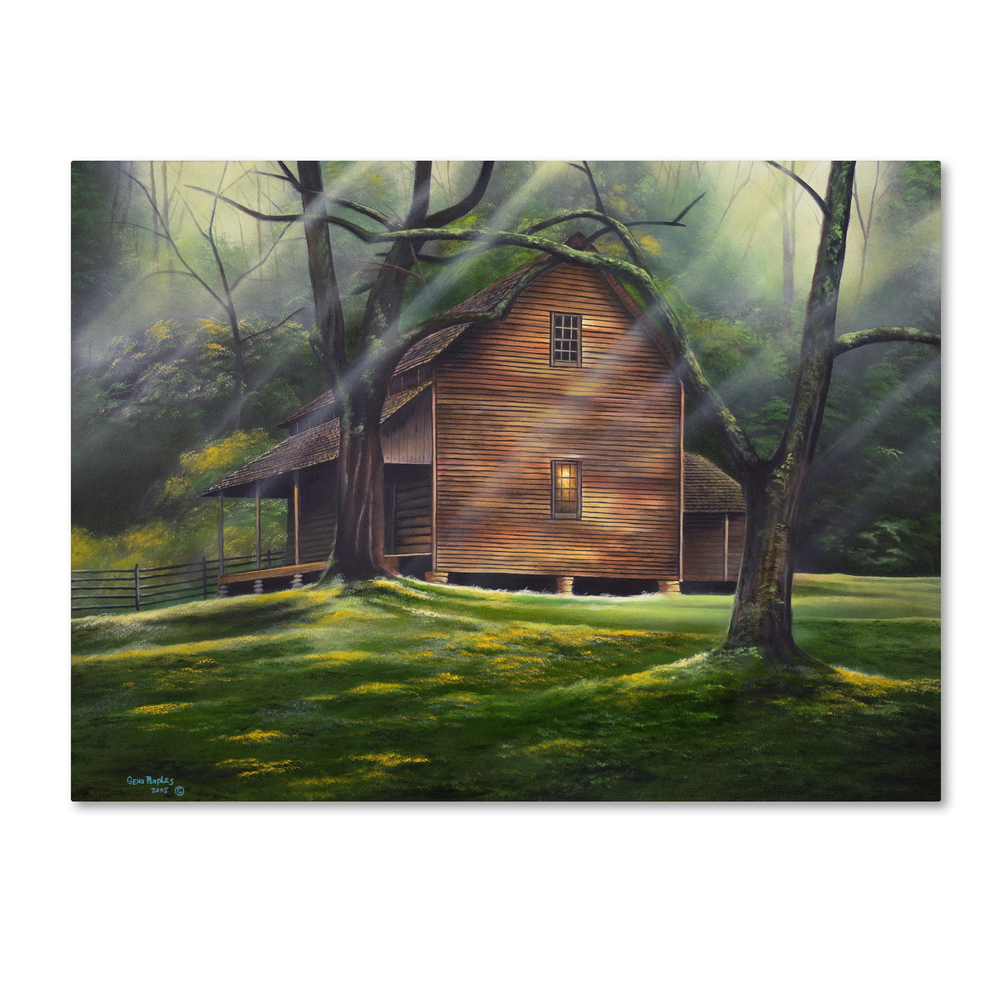 Trademark Fine Art 'Carolina Country' Canvas Art by Geno Peoples