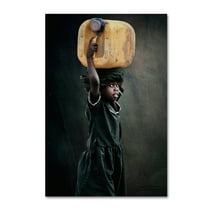 Trademark Fine Art 'Carry Water' Canvas Art by Antonio Grambone