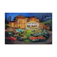 thumbnail image 1 of Trademark Fine Art 'Cars At The Party' Canvas Art by D Rusty Rust, 1 of 3