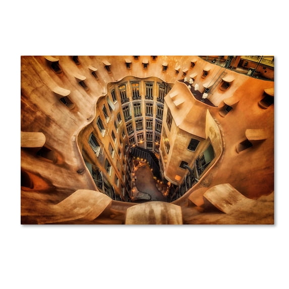 Trademark Fine Art 'Casa Mila La Pedrera Barcelona' Canvas Art by Massimo Cuomo