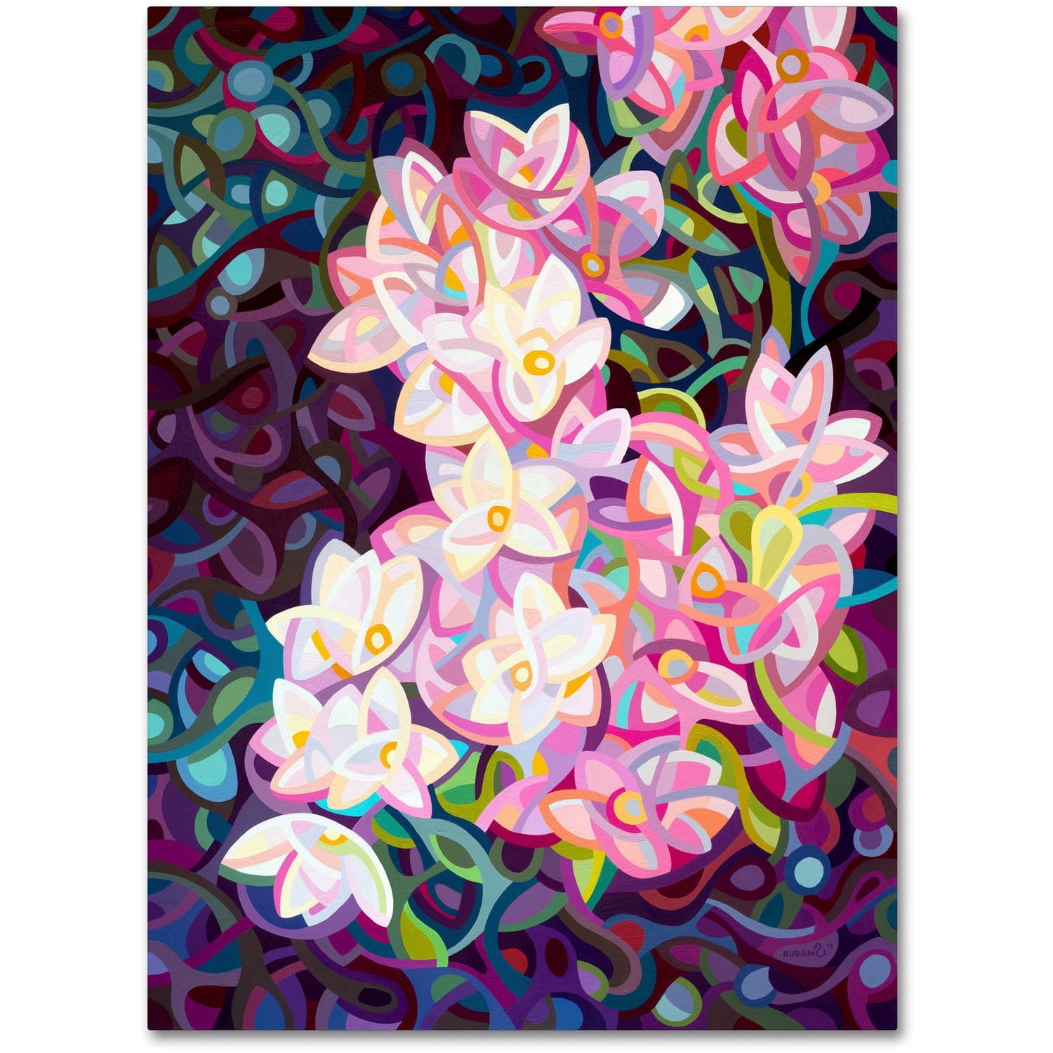 Trademark Fine Art "Cascade" Canvas Art by Mandy Budan